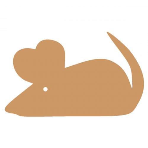 Aufkleber weiße maus - 'weiße, maus'