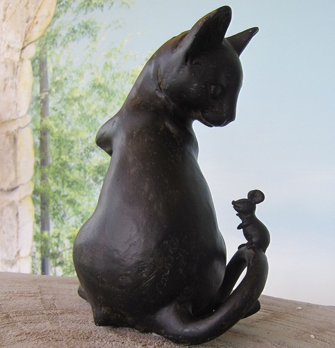 Katze mit maus - katze,