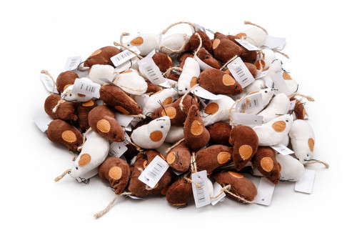 10x katzenspielzeug mäuse - 10x,