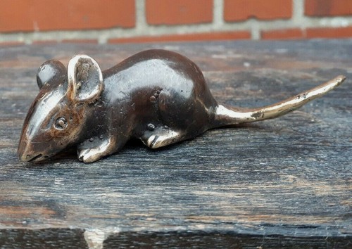 11cm bronze metall - bronze, maus